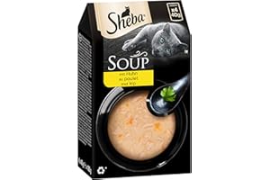 ‎SHEBA Sheba Multipack Soup - Katzennassfutter im Portionsbeutel - Huhn - 40 x 40g