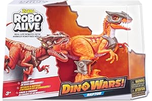 ROBO ALIVE ZURU ITALY SRL- Dino Wars S1 Raptor 7133 Robots, Multicolor