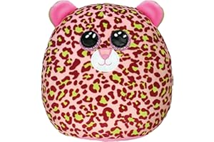 Ty UK Ltd 39299 Lainey Squishaboo 25,4 cm lampart Leopard-Squish-A-Boo-10, wielokolorowa