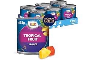Dole Tropical Fruit Mix with Tropical Gold Pineapple in Juice Can 6x432g
