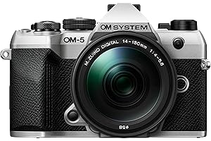 OM SYSTEM Om-5 Mark II Micro Four Thirds System Appareil Photo avec Objectif M.Zuiko Digital Ed 14-150mm II, capteur Live MOS 20 MP, stabilisation d'image sur 5 Axes, étanchéité IP53