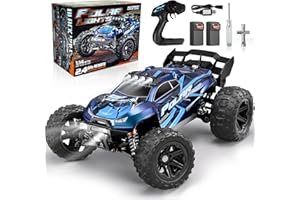 JOYTREKY Coches Teledirigidos, 1:14 Coche RC 4WD 45KM/H 2.4GHz Monster Truck Teledirigido Coche RC de Carreras Todoterreno de Juguete Regalo para Niños Adultos
