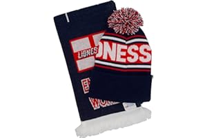 ARENA SCARVES England Lioness Football Hat and Scarf Set