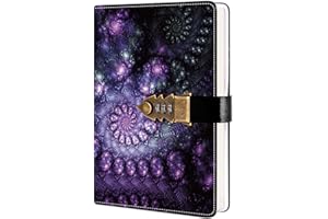 ZXHQ Carnet de Notes Carnet Secret fille Journal intime avec code pour Adulte garçon femmes, en PU Cuir Bloc-notes Pour Bureau, Cartes Porte-stylo, Taille 215x150mm Style 15
