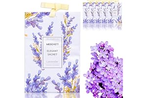 MESCHETT Zapachowe saszetki do szaf i szuflad, trwałe odświeżacze do garderoby, wisząca saszetka zapachowa Potpourri do łazienki, wkładki do szuflad i samochodu, zapach domu i zapach pokoju, torebki lawendowe