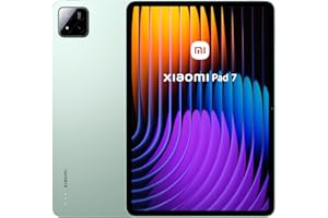 XIAOMI Pad 7 - Tablet de 11,2" 3,2K (Snapdragon 7+ Gen 3, 8GB RAM, 128GB ROM, 4 Altavoces, WiFi 6E, batería de 8850 mAh, Cargador no Incluido), Verde (Versión ES)