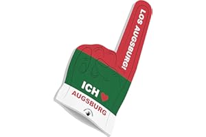 ‎HIGH FIVE FINGERS HIGH FIVE FINGERS My City Fahne Flagge Schaumstoff Hand für Fussball, Handball, Leichtathletik | Fanartikel für Spiele, Stadion und Events | One Size | 40 x 20 x 2,5 cm