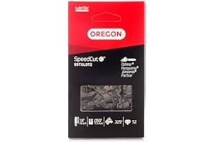 Oregon 95TXL SpeedCut - Chaîne de Tronçonneuse pour Guide-Chaîne de 18" (45 cm), 72 Maillons d'Entraînement, Compatible avec Dolmar, Ryobi, Husqvarna and Efco et autres