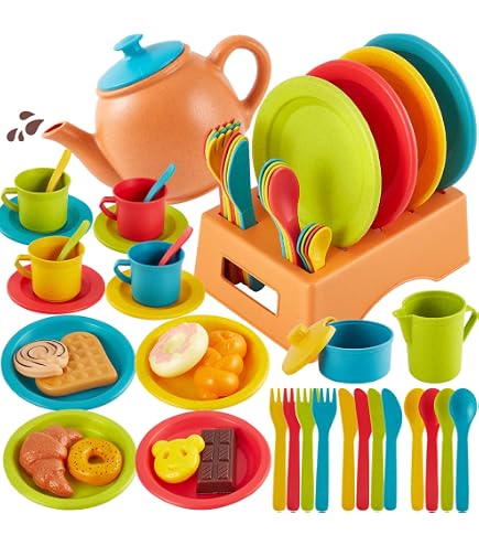 alles-meine.de GmbH 13 TLG. Set Puppengeschirr/Teeservice & Kaffeeservice - Marienkäfer & Punkte - inkl. Name - Geschirr Porzellan/Keramik - Porzellangeschirr