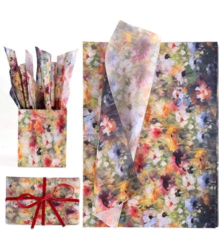 20 Feuilles De Papier De Soie à Motif De Feuille Verte De 14x20 Pouces, Parfait Pour L'emballage De Cadeaux, L'artisanat De Bricolage, Les Décorations De Fête De Mariage Et Plus Encore