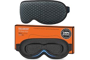 Innovativ sovmask - Sleep Mask för män och kvinnor - Ljusblockerande ögonmask - Eye Mask - Sömnmask för sömn, tupplurar, medi