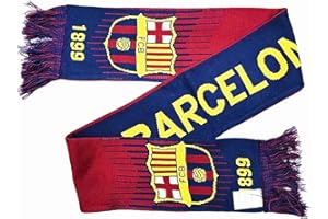 Icon Sports Team Scarf FC Barcelona Facet-Bufanda Reversible del Equipo Unisex Adulto