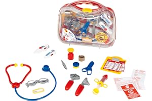 Theo Klein 4322 Läkarväska nr. 1 I Med mängder av redskap I Inklusive batteridriven pulsmätare, termometer, stetoskop och mycket mer I Leksaker för barn från 3 år
