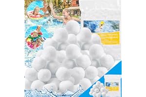 Frasheng 800g Bolas de Filtro Piscina,Bolas de Filtro,Filter Balls,Filtro de Depuradora Piscina,Filtro de Piscina de Bolas de Limpieza,Filtrado De Agua,Limpiador de Piscinas Sistema de Filtro