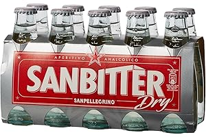 EBANEY Sanbittèr weiss dry 10 x 100 ml. - Sanpellegrino Aperitif Sanbitter