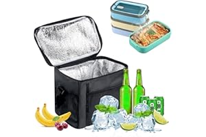 Seachrgif Bolsa Termica Porta Alimentos 10L, Bolsa Comida Trabajo, Bolsa Porta Alimentos, Bolsa Nevera Porta Alimentos,Saco Termico,Bolsa Isotermica Pequeña