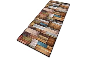 MENGH Teppich Läufer Flur Teppich küche Teppiche Modern 6mm rutschfest & leicht abwaschbar für Wohnzimmer Flur Büro Schlafzimmer Küche - 40x100cm