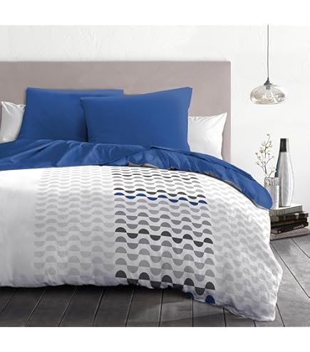Dekbedovertrekset roze katoensatijn 155 x 220 cm HARMONRIDGE