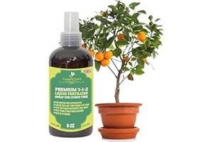 GARDENNOVA Proffesional Citrus Tree Spray Fertilizer Mist for Home Gardening | 3-1-2 Gentle Blend Mist for Healthy Leaves & Growth | Essential Nutrients for Citrus Tree - 8oz