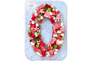 GOMMY´S FACTORY Gommy's Factory Party Numbers nº 0. Tarta de gominolas para cumpleaños con forma de números. 500g de chuches