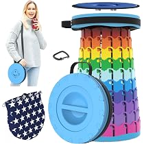 Collapsible Stool Cushion Pad - Portable Folding Seat For Camping & Outdoor Activities