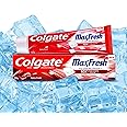 Colgate MaxFresh 150g Bad Breath Treatment Toothpaste, Red Gel Paste with Menthol for Super Fresh Breath