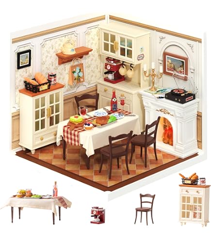 Mueble de música de vinilo de los años 50: kit en miniatura para casa de muñecas a escala 1:12 - España Mueble de música de vinilo de los años 50: kit en miniatura para casa de muñecas a escala 1:12 - España