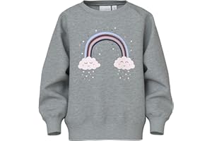 NAME IT Mädchen Nmfvenus Ls Nreg Sweat Bru Sweatshirt (1er Pack)