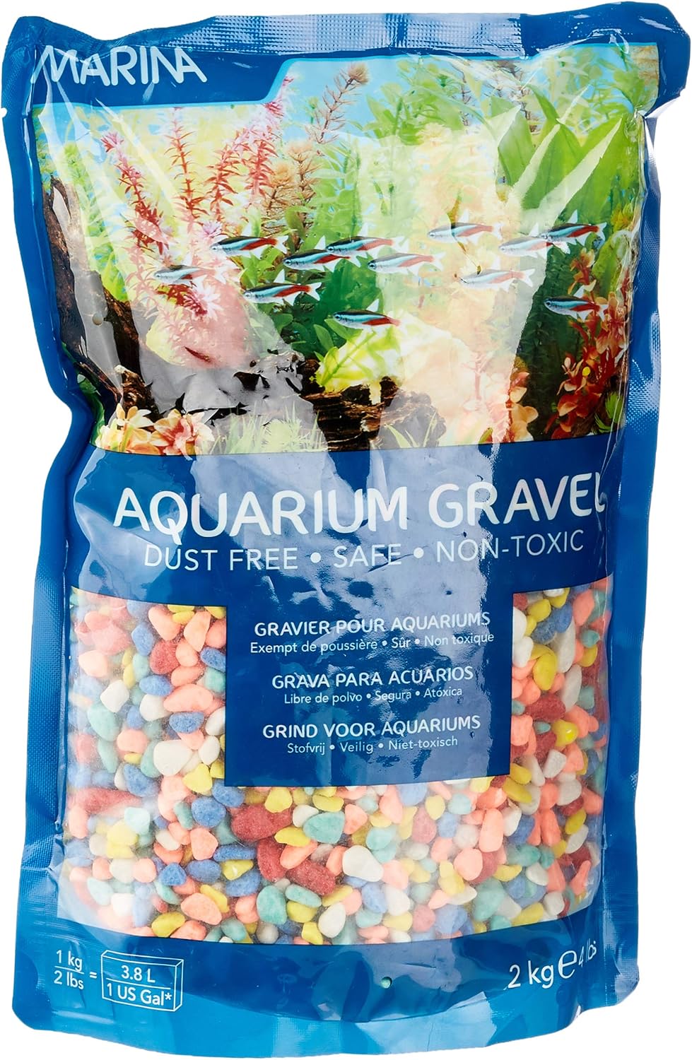Marina Grava Arcoíris, piedra, 2,0 Kg