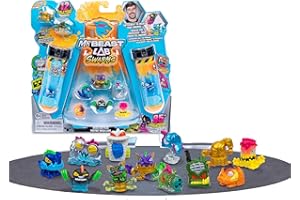 MrBeast - Swarms Mega Lab 12 Pack S1, Enjambres con 12 Personajes, Agrega Agua, Agita y Revela Las Bestias Coleccionables, Juguete para Coleccionar, +5 años, BTR10300