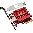 ASUS XG-C100C 10G Network Adapter PCI-E x4 Card with Single RJ-45 Port (XG-C100C), Multicolor