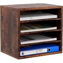 EasyPAG 4 Fächer Holz A4 Büro Schreibtisch Organi Produktbild-Vorschau 6