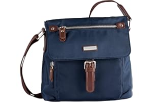 Tom Tailor Acc "Rina Überschlagtasche Klein, Beige 11220 20 - Bolso de Hombro de Nailon para Mujer