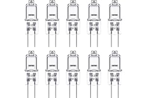 EvaStary G4 Halogenbirnen, 35W 12V Kapselbirne, Dimmbar, Warmweiß 2800K Abstrahlwinkel 360° Kapselbirne zum Birnenwechsel (10 Stück)