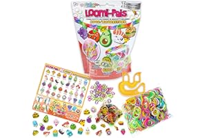 Rainbow Loom Loomi-Pals Collectibles Food Series Loom Band Kit | Rubber Band Bracelet Kit with Loom Band Charms Childrens Jewellery Making Kits Make Great Gifts for Kids Age 7+