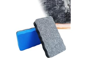FOFUYIM 2 Pcs Magnetic WhiteBoard Erasers, Whiteboard Erasure with Felt Pad, Dry Erase Eraser, Whiteboard Eraser