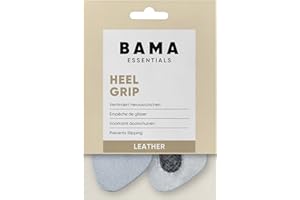 Bama Heel Grip Shoe Insoles - Skórzane Zapiętki do Butów Ochronne Wkładki Skórzane Zapiętki Antypoślizgowe dla Doosłych 1 Para