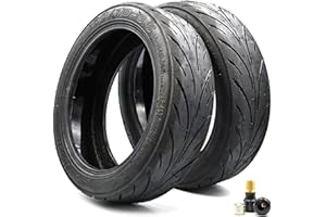 myBESTscooter - 10inch Tubeless Tyre Wheel Self-Repairing For Segway Ninebot G30 Max Electric Scooter Rubber 60/70-6.5 Tires With Valve Replacement Parts (2 Units)