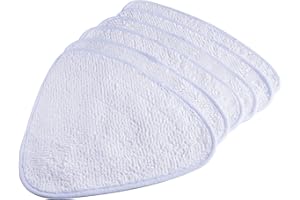 LTWHOME Lingettes Microfibres de Rechange pour Vadrouille Vapeur Vileda Steam ou Vileda 100°C (Lot de 6)
