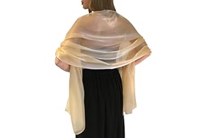Central Chic Silky Pashmina Iridescent Wrap Stole Shawl For Weddings Bridal Bridesmaids Proms & Parties 24 Colours