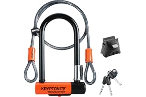Kryptonite Antivol U Evolution Mini-7 U-Lock 2018 + Câble Flex 4'