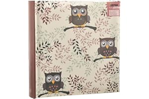 Arpan Slip en Memo Conception hibou 200 tient 6x4 "/ 15x10cm Album photo