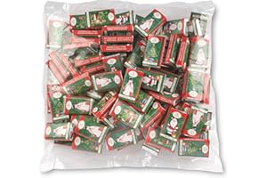 CONFISERIE HEIDEL Heidel Napolitains Christmas Time Beutel (240g) – Feinste Vollmilchschokolade mit Nougatcremefüllung – Einzeln Verpackt – Weihnachts-Schokolade in Festlichem Design – Ideal für Geschenke