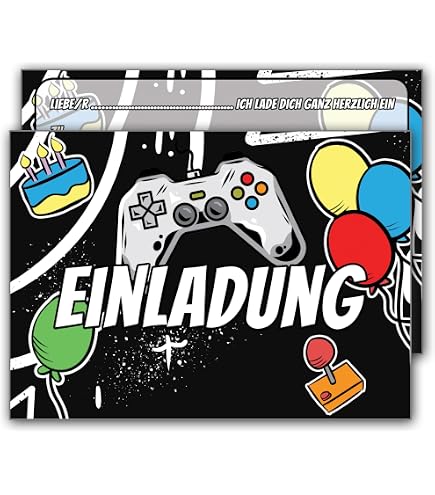 RNHDLY Videospiel Party Mitgebsel Set 48 Teile – Inkl. Bleistifte, Radiergummi, Papiertüten & Armbänder Für Gamer-Party