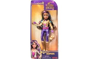 UNICORN ACADEMY ACADEMIA UNICORNIO - Muñeca Articulada Sophia de 24 cm con Cabello Arcoíris y 7 Accesorios de Moda - 6066837 - Juguetes Niña 4 años + - Regalo Niña 4 años +