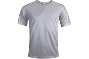 MKR Quick Drying Breathable Cooling Short Sleeve Sports T-Shirt with UPF40+ Sun UV Protection