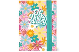 Legami - Agenda hebdomadaire photographique Mini 2026, Daisy, 12 mois, carnet d'adresses inclus, fermeture avec élastique, journal de janvier 2026 à décembre 2026, en papier FSC certifié, 8 x 11 cm