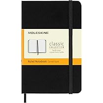 Moleskine Classic Notebook, Notebook With Ruled Pages, Hard Cover