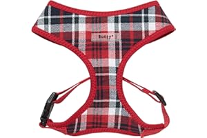 Bunty Medium No Pull Dog Harness - Soft, Breathable, Durable, Adjustable Vest Harnesses, Lightweight, Anti Pull - Medium, Tartan