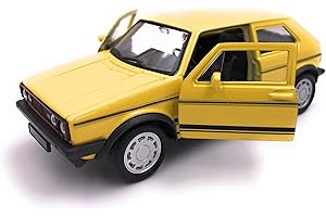 H-Customs Golf l 1 GTI Modellauto Auto Lizenzprodukt 1:34-1:39 Gelb